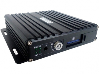 4х канальный автомобильный видеорегистратор NSCAR 401 HDD с записью на жесткий диск