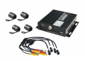 Готовая видеосистема для автошколы NSCAR 401 с 3G, GPS, WiFi: 4х канальный регистратор, 4 камеры, провода подключения, микрофон