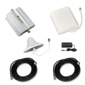 Усилитель сигнала GSM-1800 и 3G связи для офиса «Vegatel VT-1800/3G-kit Офис»