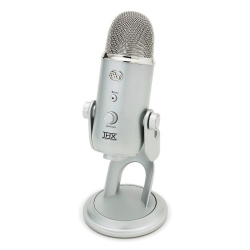 USB-микрофон «Blue Yeti» со стерео, кардиоидной, всенаправленной и двунаправленной записью