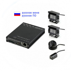 Видеорегистратор для автобусов NSCAR BUS501 Full HD готовый комплект: регистратор Full HD, 5 камер Full HD, микрофон